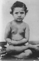 As a child of five in Sahaj